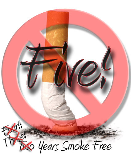 Doreensfree is 5 Years Smoke Free - Celebrations! - Quit Train®, A Quit ...